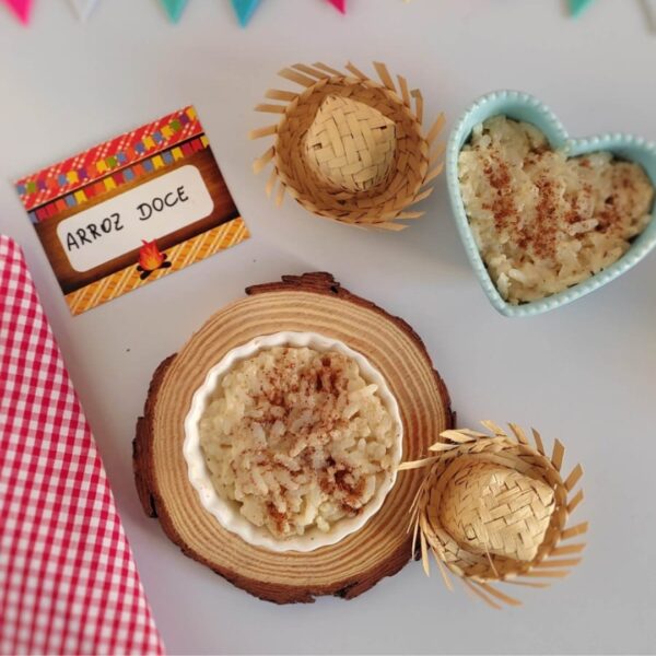 Foto: Arroz doce adoçado com frutas
