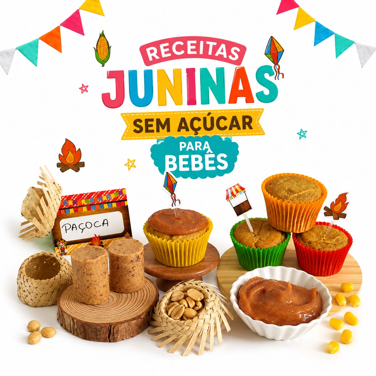 Doces juninos saudáveis para bebês